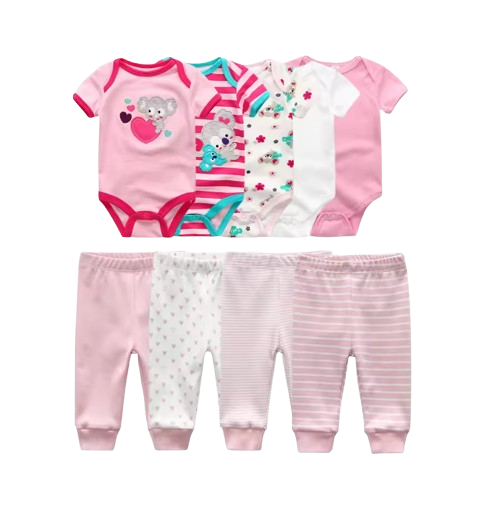 🎉BUNDLE DEAL! Enjoy the Everyday Romper Set + FREE 6‑Pair Socks Bonus!✨
