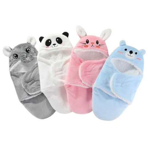 The Dylan - Baby Sleeping Bag Warm Flannel Cocoon - Newborn Autumn Winter Swaddle Wrap