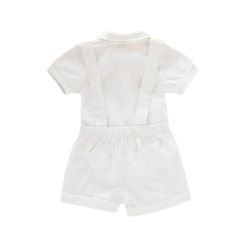 The Kris - Newborn Baby Boy Bowtie Romper & Suspender Pants 2PCS Summer Outfit