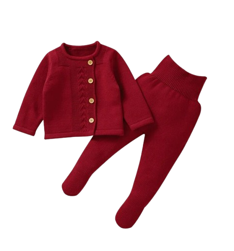 The Matthew - Newborn Baby Knit Sweater and Leggings Set Warm Autumn Winter Wear