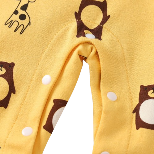 The Axel - Newborn Baby 100% Cotton Romper Long Sleeve Soft Spring Autumn Outfit