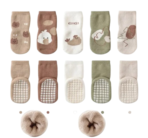 The Beau - Baby Unisex Anti-slip Children's Cartoon Floor Socks