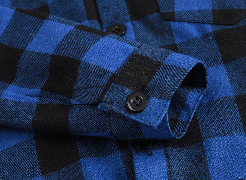 The Damon - Baby Boy Blue Large Checkered New Western-Style Coats Long Sleeve
