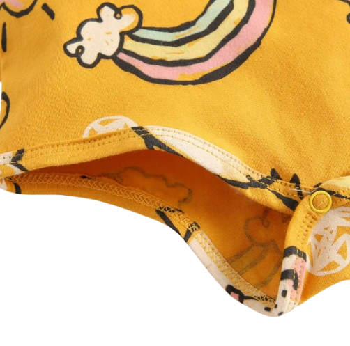 The George - Baby Unisex Short Sleeve Cute Cartoon Romper