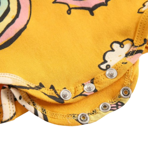 The George - Baby Unisex Short Sleeve Cute Cartoon Romper