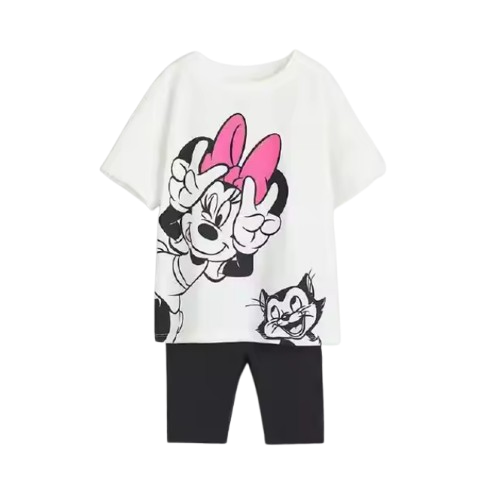 The Kaylee - Baby Girl Mini Mouse T-shirt + Shorts Sets