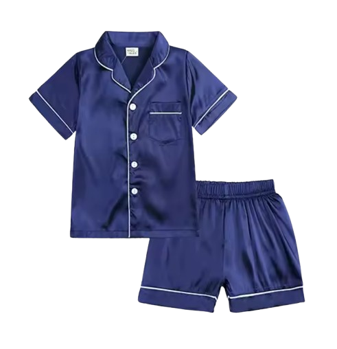 The Cohen - Baby Unisex Stain Silk Soft Solid Colour Pajama Set