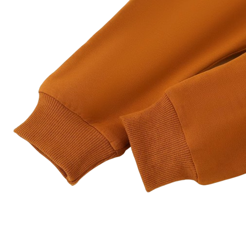 The Myla - Baby Girl "Hello Pumpkin" Letters Printed Embroidery Long-Sleeved T-Shirt + Bell-Bottom Pants