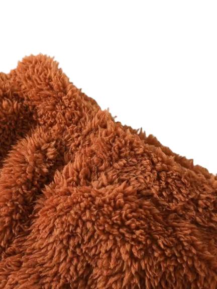 The Nyla - Baby Girl Casual Cute Little Bear Fur Thick Design Hoodie + Pants