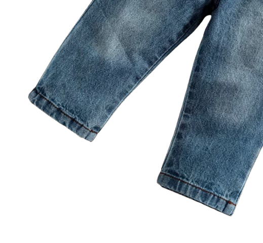 The Saylor - Baby Unisex Grey Elephant Stripe Top Casual Cute Print Jeans Set