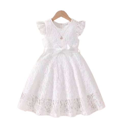 The Gracie - Baby Girl Candy Color Lace Dress