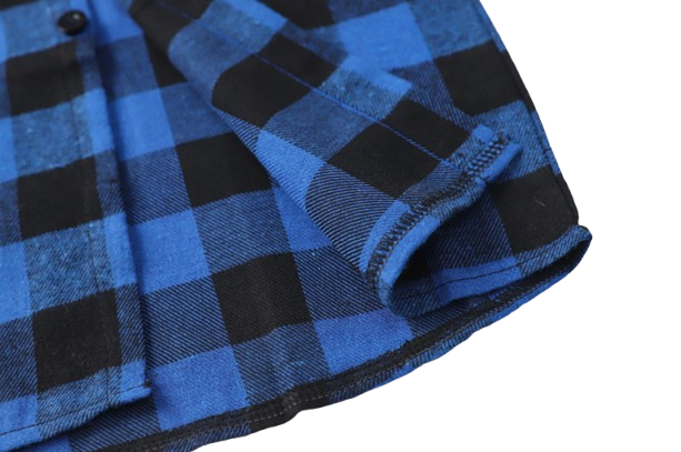 The Damon - Baby Boy Blue Medium Checkered New Western-Style Coats Long Sleeve