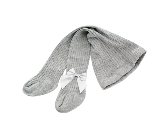 The Rylie - Baby Girl Tight Bow Pantyhose Solid Colour Tights