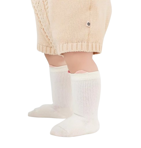 The Kora - Baby Girl 3 Pairs Solid Colour Daily Wear Socks