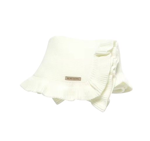 The Gregory - Knitted Baby Blanket 90×70cm – Soft Reversible Swaddle Wrap Sleepsack for Newborn Boys & Girls