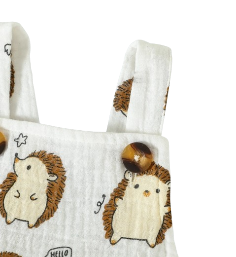 The Creed - Baby Boy 2PCS Animal T-Shirt & Suspender Shorts Summer Outfit Set