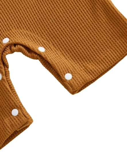 The Davis - Newborn Baby Boy Tiger Embroidered Romper Overalls Hat Set