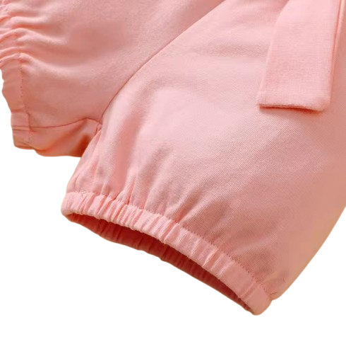The Rivka - Baby Girl 3PCS Kitten Bodysuit Shorts & Headband Summer Outfit Set