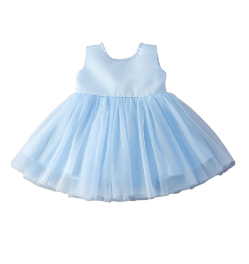 The Aya - Newborn Baby Girl Floral Party Dress Elegant Ball Gown Style