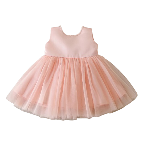 The Aya - Newborn Baby Girl Floral Party Dress Elegant Ball Gown Style