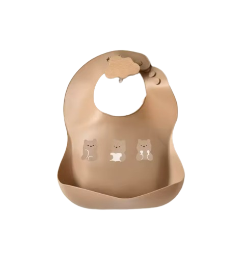 The Bowie - Waterproof Baby Silicone Feeding Bib Adjustable Soft Food Catcher for Babies & Toddlers