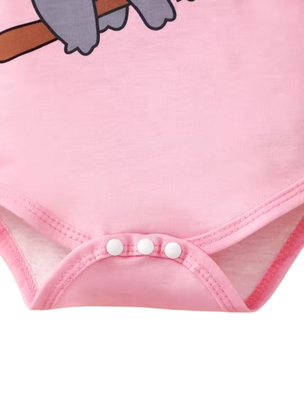 The Angelica - Newborn Baby Girl Koala Outfit 3-Piece Set – Jumpsuit, Pants & Hat