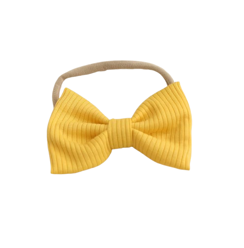 The Leslie - Girls Daisy Yellow Tulle Dress with Hairband Spring Autumn Cute Baby Girl Outfit Floral Print Skirt Set