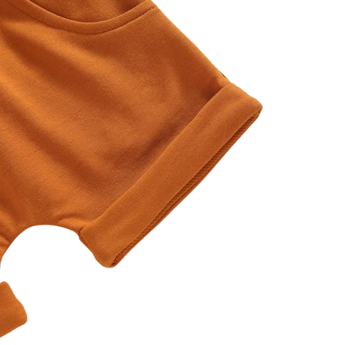 The Amos - Toddler Boy Summer 2-Piece Letter Print T-Shirt and Shorts Set