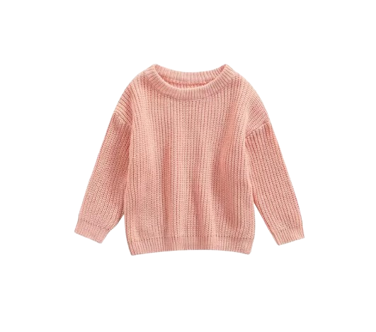 The Penny - Baby Unisex Knitted Sweater, Long Sleeve Autumn Winter Pullover