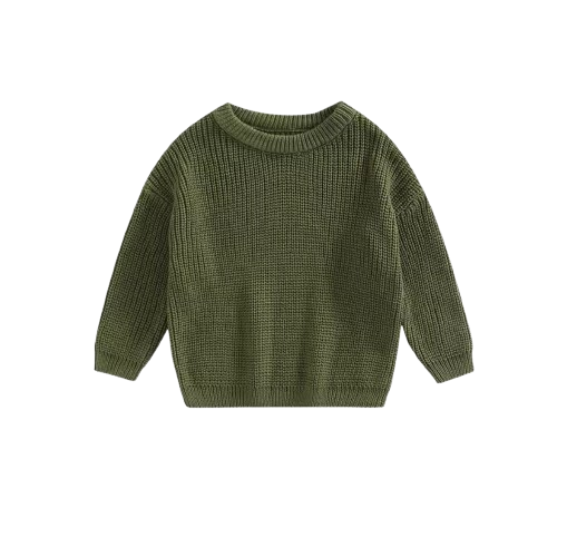 The Penny - Baby Unisex Knitted Sweater, Long Sleeve Autumn Winter Pullover