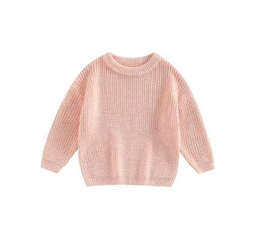 The Penny - Baby Unisex Knitted Sweater, Long Sleeve Autumn Winter Pullover