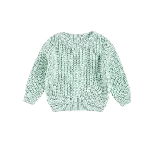 The Penny - Baby Unisex Knitted Sweater, Long Sleeve Autumn Winter Pullover