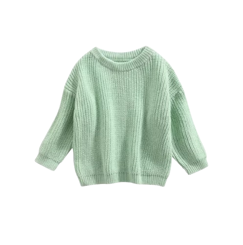 The Penny - Baby Unisex Knitted Sweater, Long Sleeve Autumn Winter Pullover