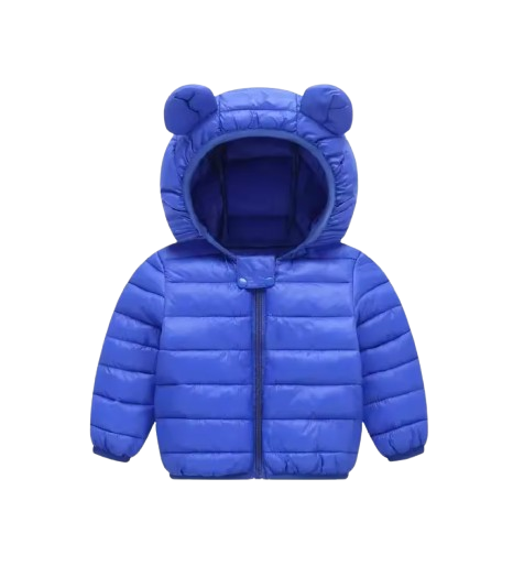 The Bruno - Baby Hooded Winter Jacket, Lightweight Warm Zipper Coat for Kids