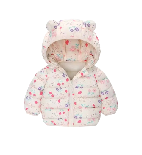 The Bruno - Baby Hooded Winter Jacket, Lightweight Warm Zipper Coat for Kids