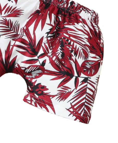 The Ayan - Baby Boy Summer 2-Piece Sleeveless Vest and Printed Shorts Set