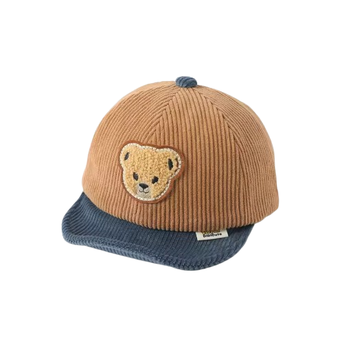 The Boden - Baby Corduroy Bear Ear Hat, Adjustable Unisex Cap