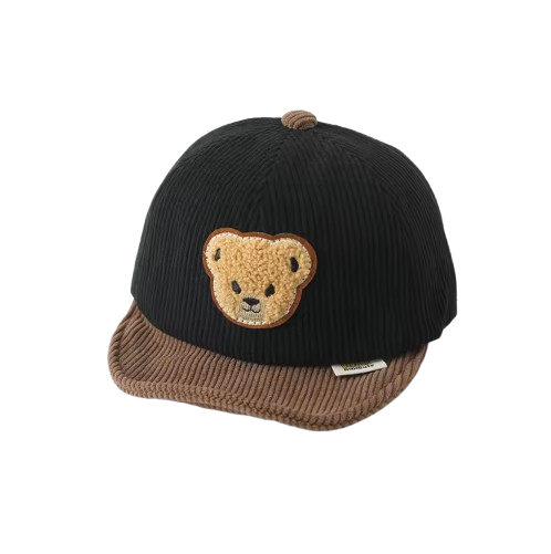 The Boden - Baby Corduroy Bear Ear Hat, Adjustable Unisex Cap