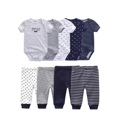 🎉BUNDLE DEAL! Enjoy the Everyday Romper Set + FREE 6‑Pair Socks Bonus!✨