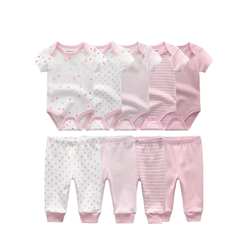 🎉BUNDLE DEAL! Enjoy the Everyday Romper Set + FREE 6‑Pair Socks Bonus!✨