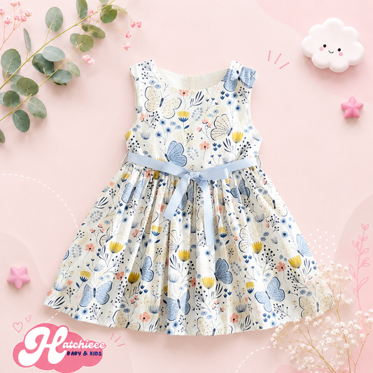 The Angel - Sleeveless Butterfly Design Princess Dress