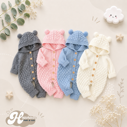 The Rowan - Baby Knitted Sweater Jumpsuits