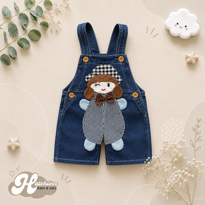 The Zara - Baby Unisex Boy & Girl Design Denim Jumper Overalls