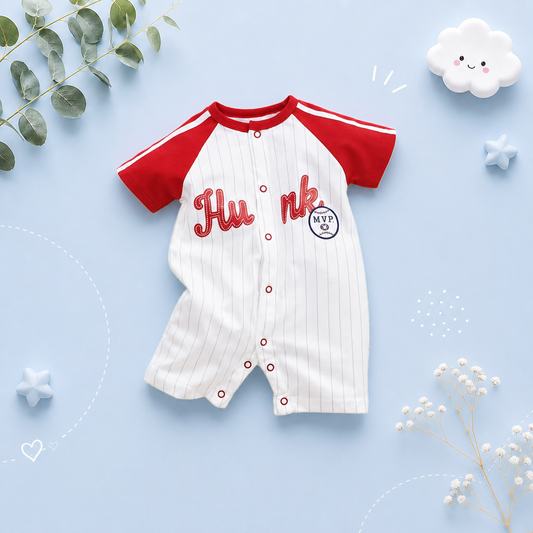 The Joshua - Baby Boy Overalls Sports Short Sleeve Cotton Rompers