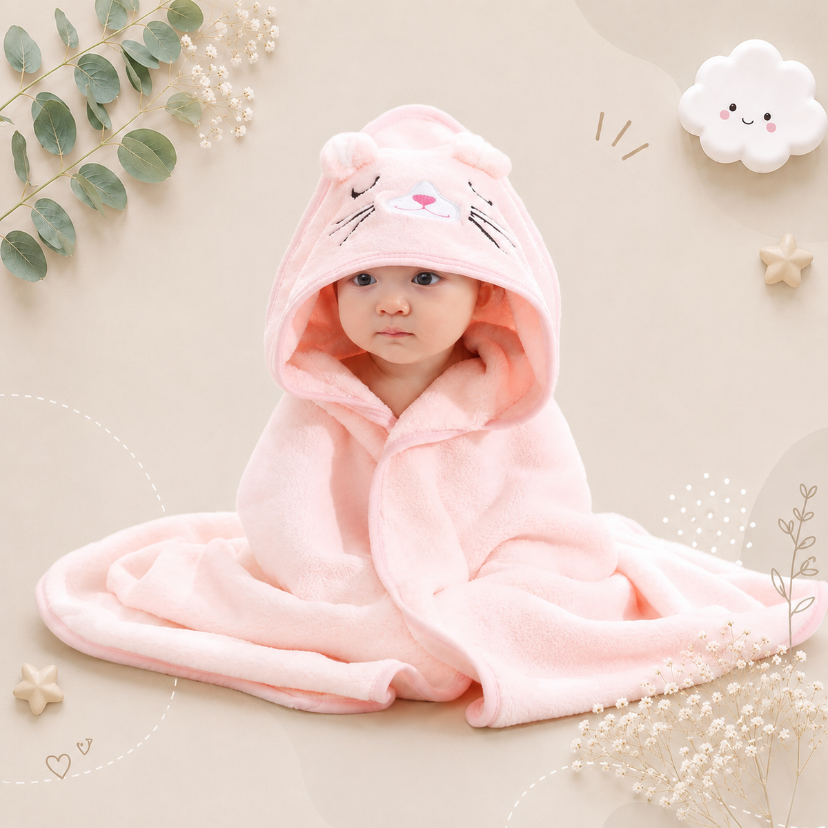 The Jett - 80x80 Cotton/Fleece Blanket
