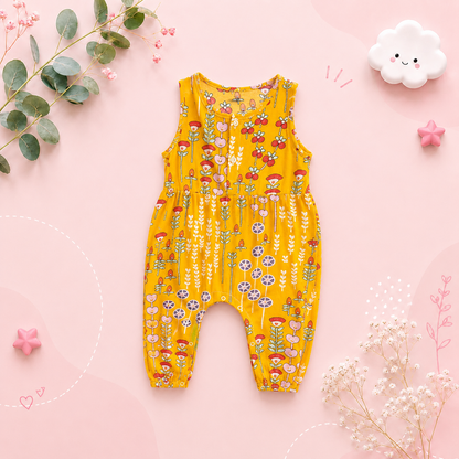 The Phoebe - Baby Girl Sleeveless Flower Print