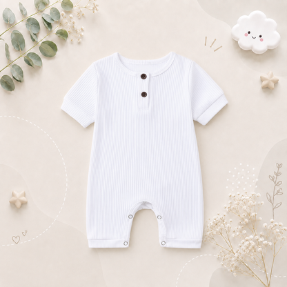 The Sammie - Solid Colour Baby Romper