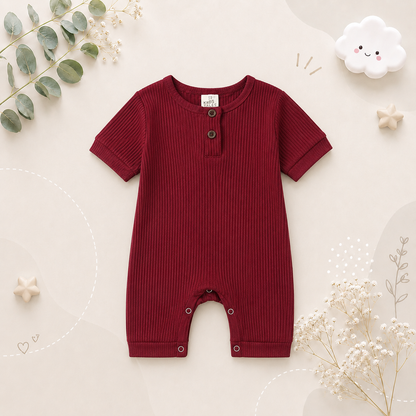 The Sammie - Solid Colour Baby Romper