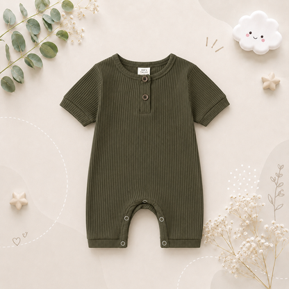 The Sammie - Solid Colour Baby Romper