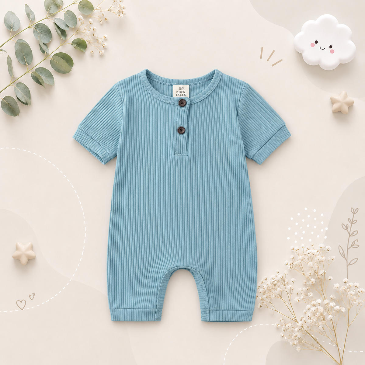 The Sammie - Solid Colour Baby Romper